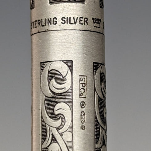 American Vintage Schafer Sterling Silver Propelled Pencil with Refill and Case